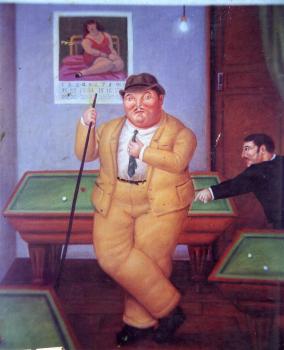 Fernando Botero : Salon De Billar